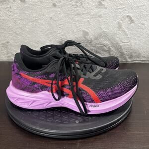Asics Women's Dynablast 3 Womens Sz 8 Black/Purple/Red Alert Running Shoes